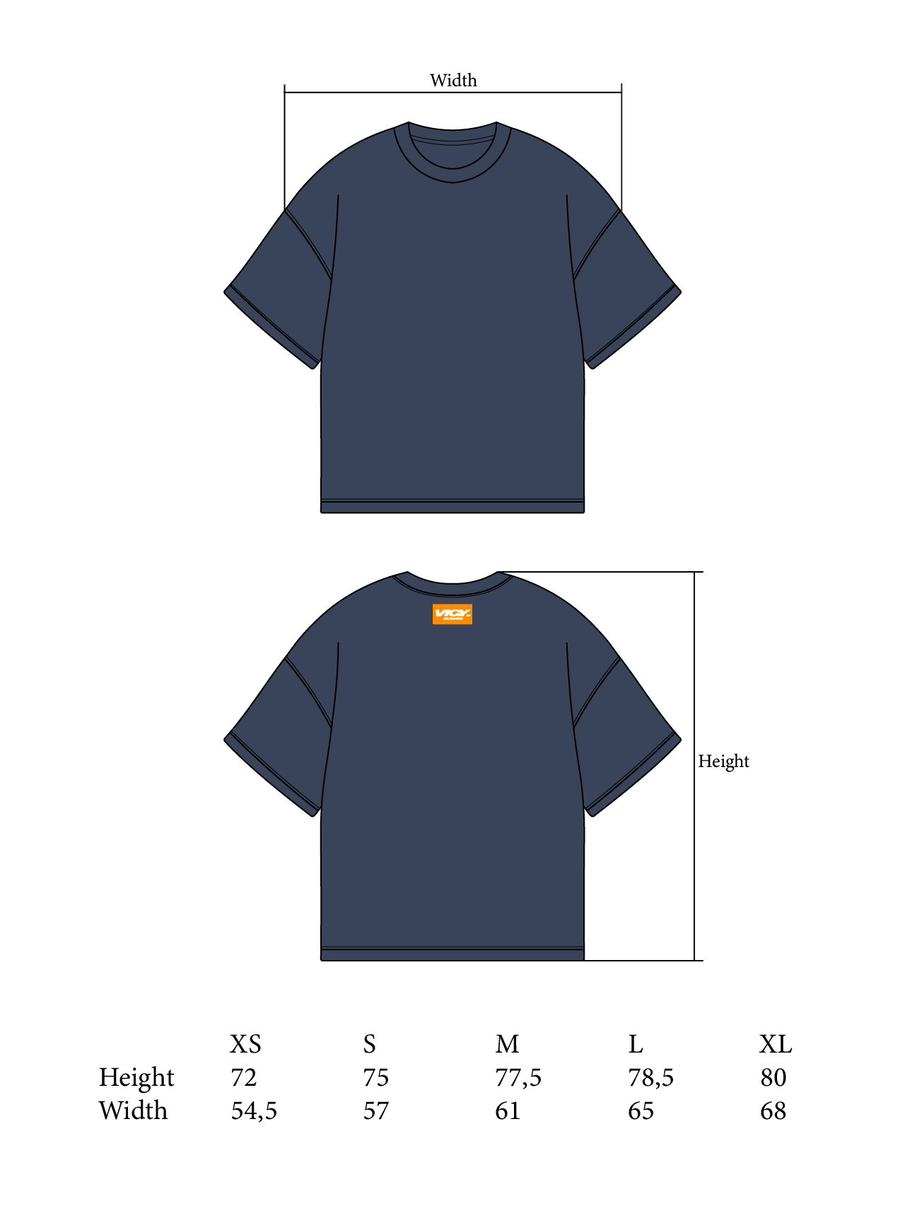 LABEL OVERSIZED T-SHIRT